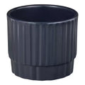 Miller Small Midnight Blue Ceramic Planter with Drainage Hole (5.9 In. L X 5.9 In. W X 5.1 In. H)