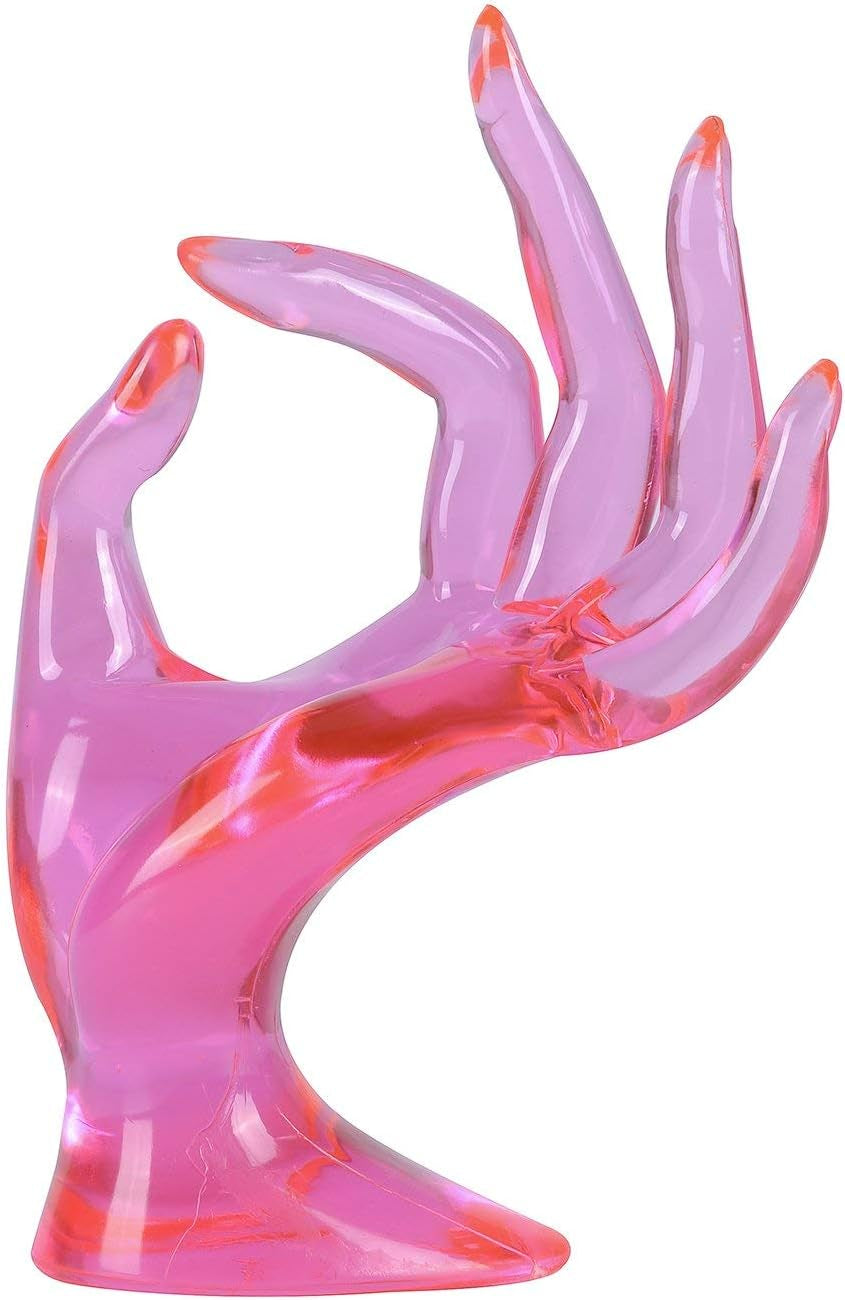 Jewery Display Hand Ring Holder - Jewelry Organizer Stand, Necklace Stand, Preppy Jewelry Holder, Aesthetic Room Decor, Cute Y2K Room Decor for Women