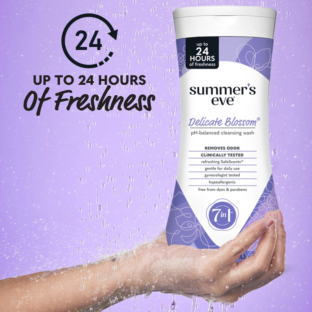 Summer’S Eve Delicate Blossom Daily Feminine Wash, 15 Oz