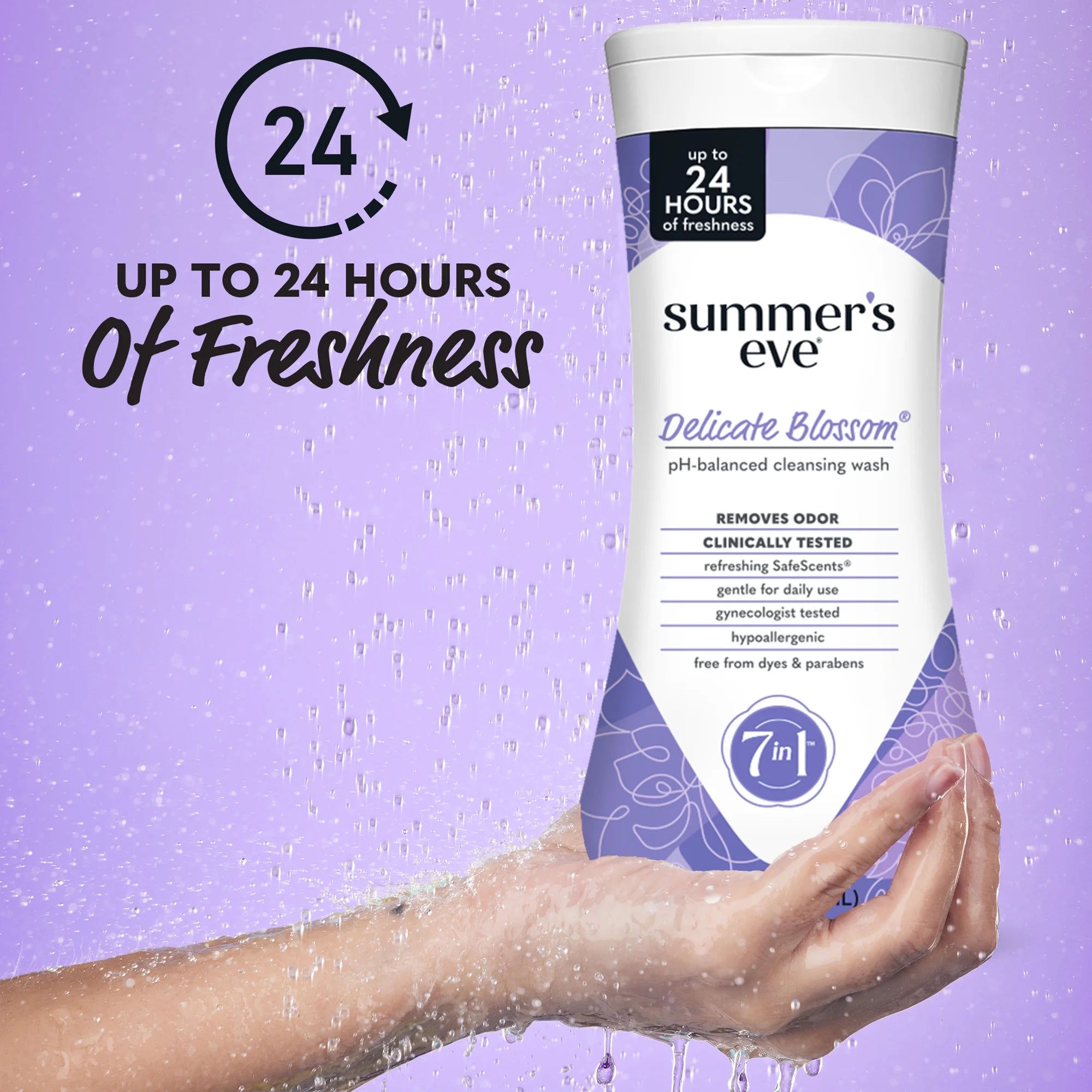 Summer’S Eve Delicate Blossom Daily Feminine Wash, 15 Oz