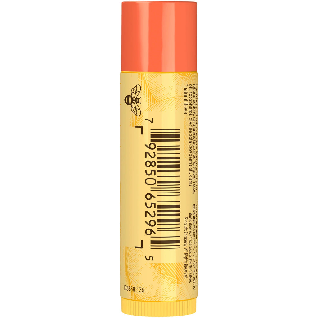Sweet Peach Lip Balm, Natural Origin Lip Care, 1 Tube, 0.15 Oz.