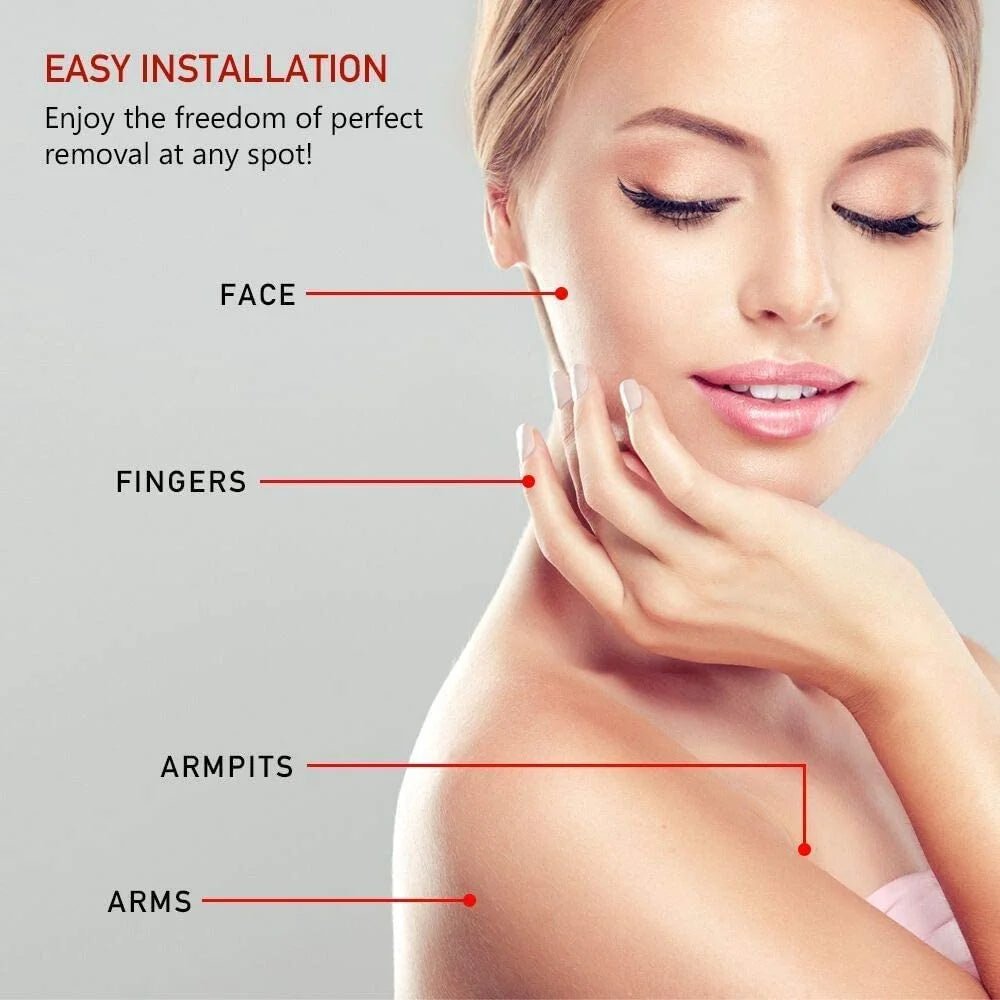 Replacement Heads Compatible with Flawless Facial Hair Removal Gen 2 and Finishing and Soft Touch,  18K Rose Gold 6 Count