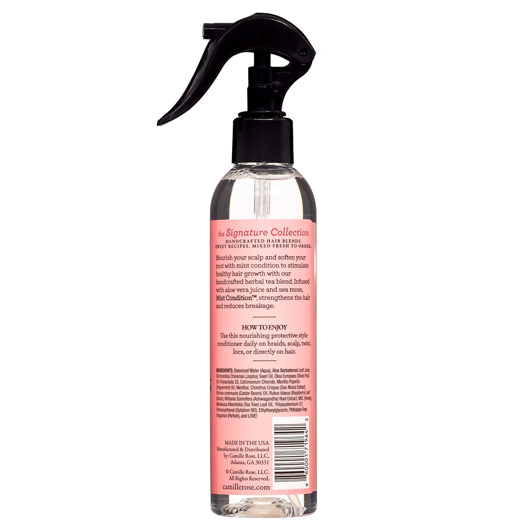 Mint Condition Relieve & Refresh Braid & Scalp Spray with Sea Moss & Aloe Vera, 8Oz