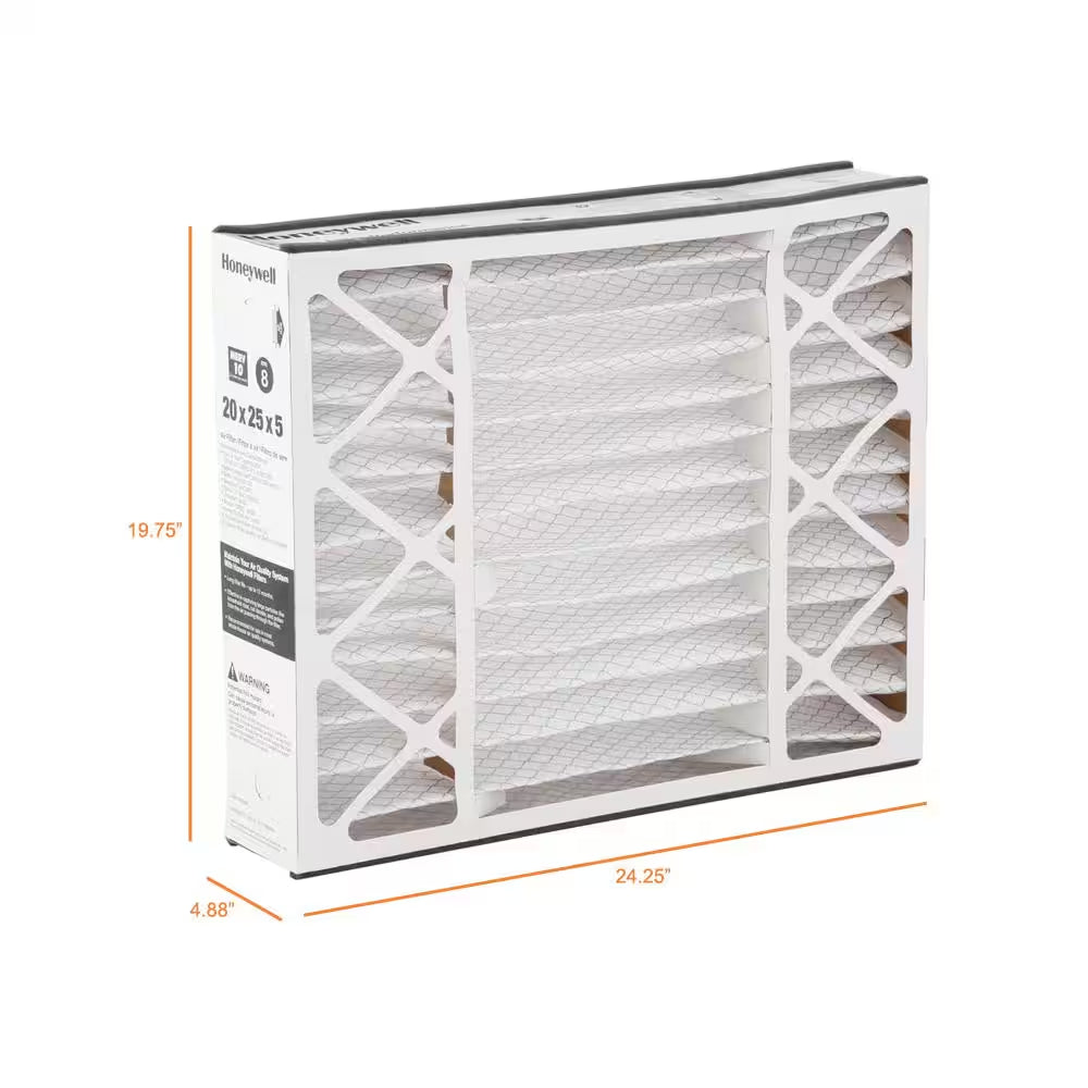 20 X 25 X 5 Pleated Furnace Air Filter FPR 8, MERV 10