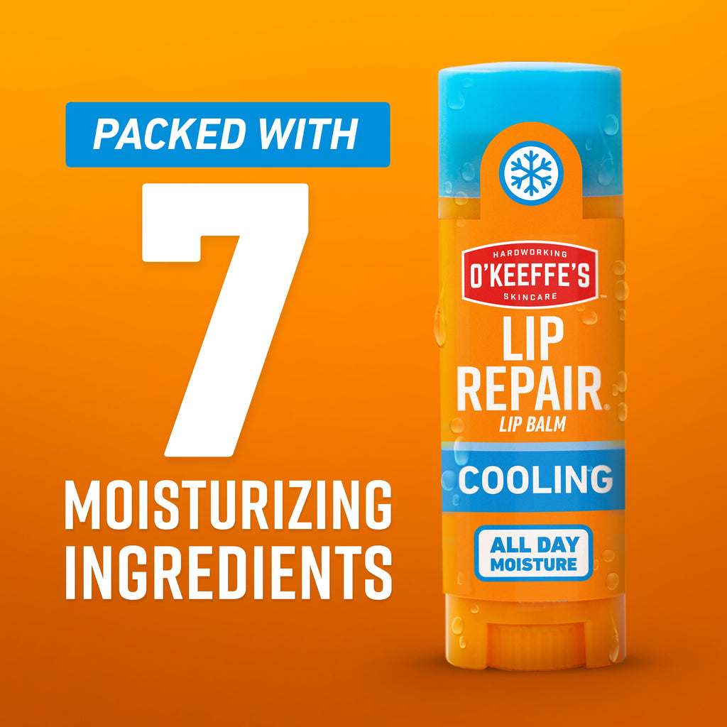 O’Keeffe’S Lip Repair Cooling Relief Lip Balm, 0.15Oz Sticks, 4 Pack
