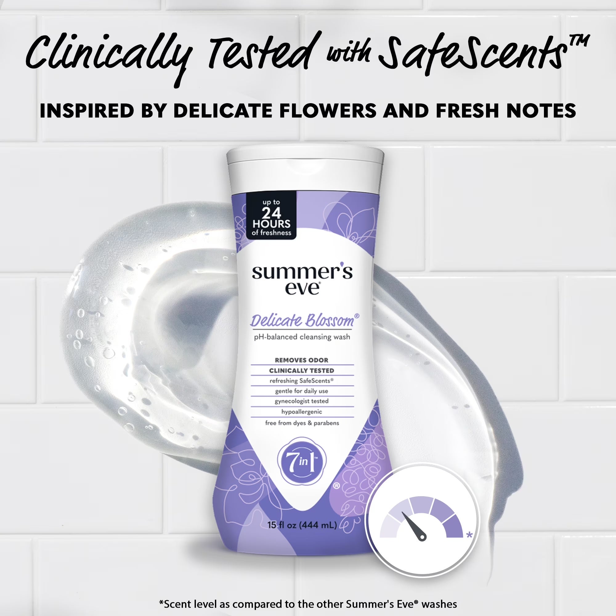 Summer’S Eve Delicate Blossom Daily Feminine Wash, 15 Oz