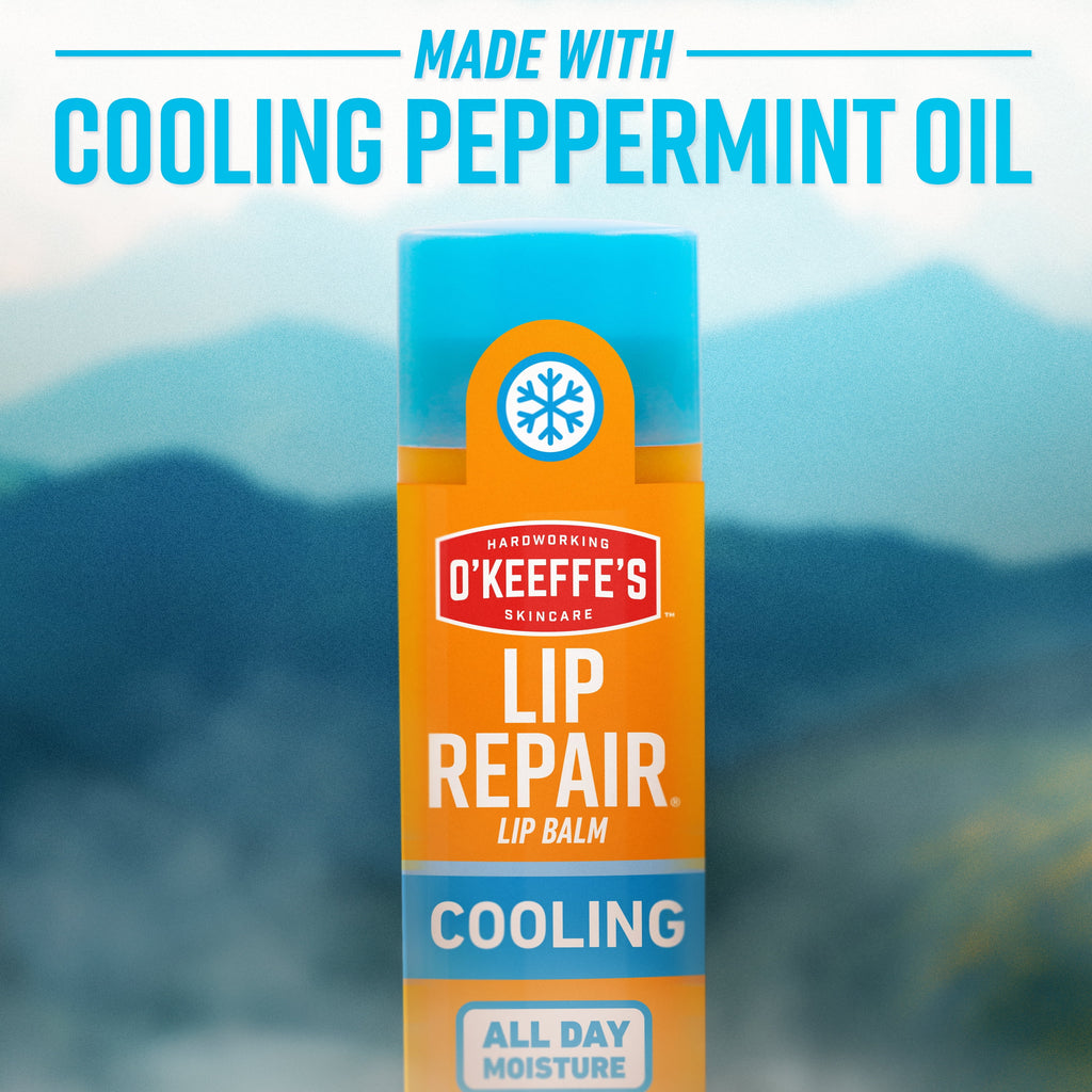 O’Keeffe’S Lip Repair Cooling Relief Lip Balm, 0.15Oz Sticks, 4 Pack