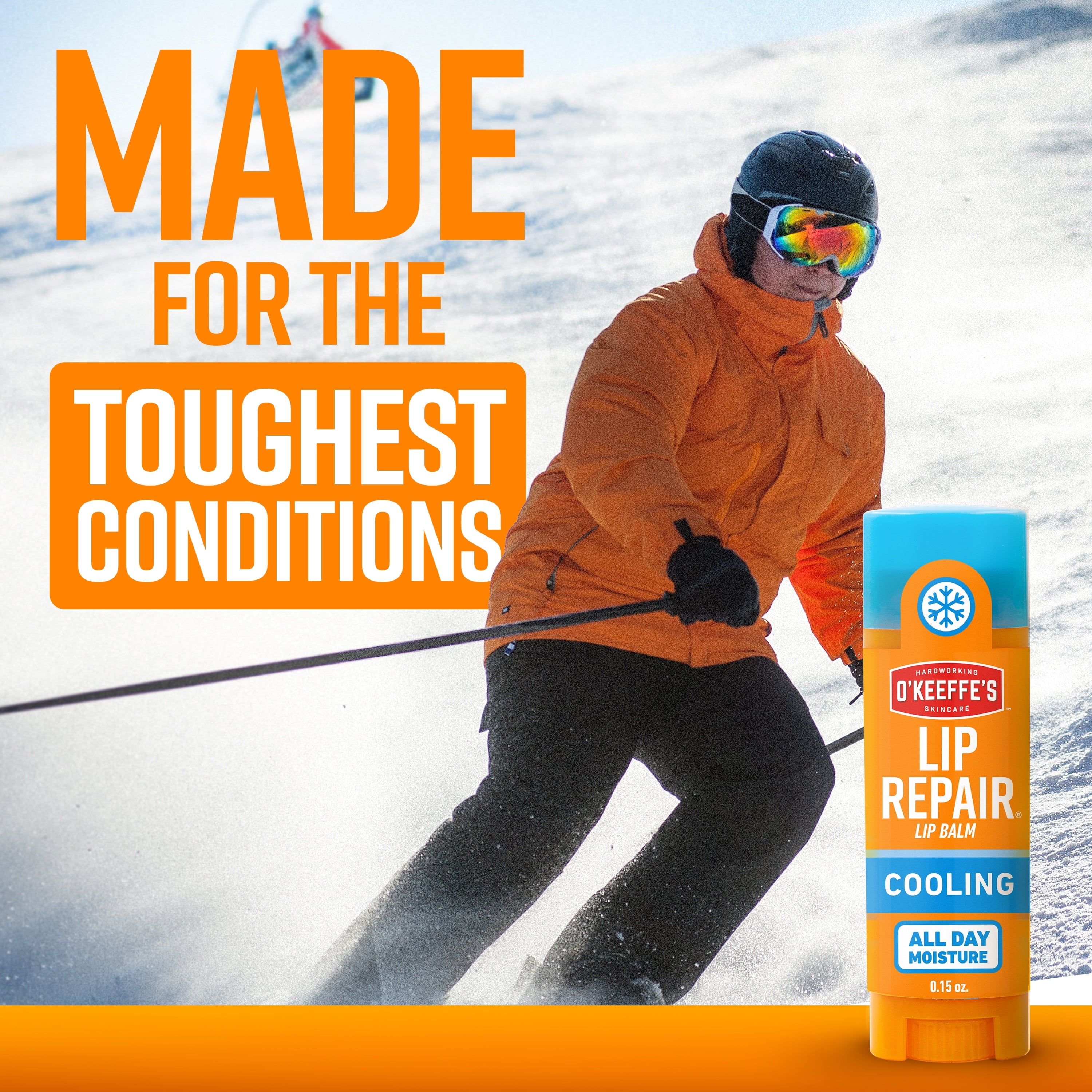 O’Keeffe’S Lip Repair Cooling Relief Lip Balm, 0.15Oz Sticks, 4 Pack