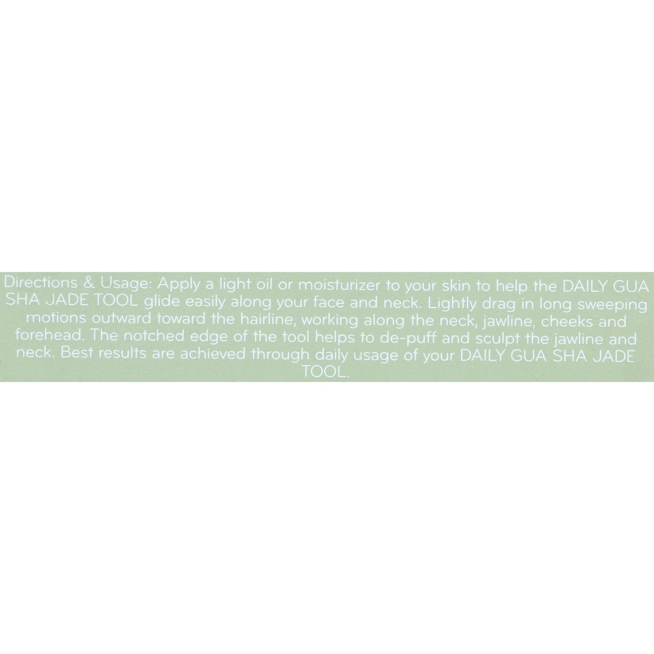 Jade Gua Sha Facial Tool