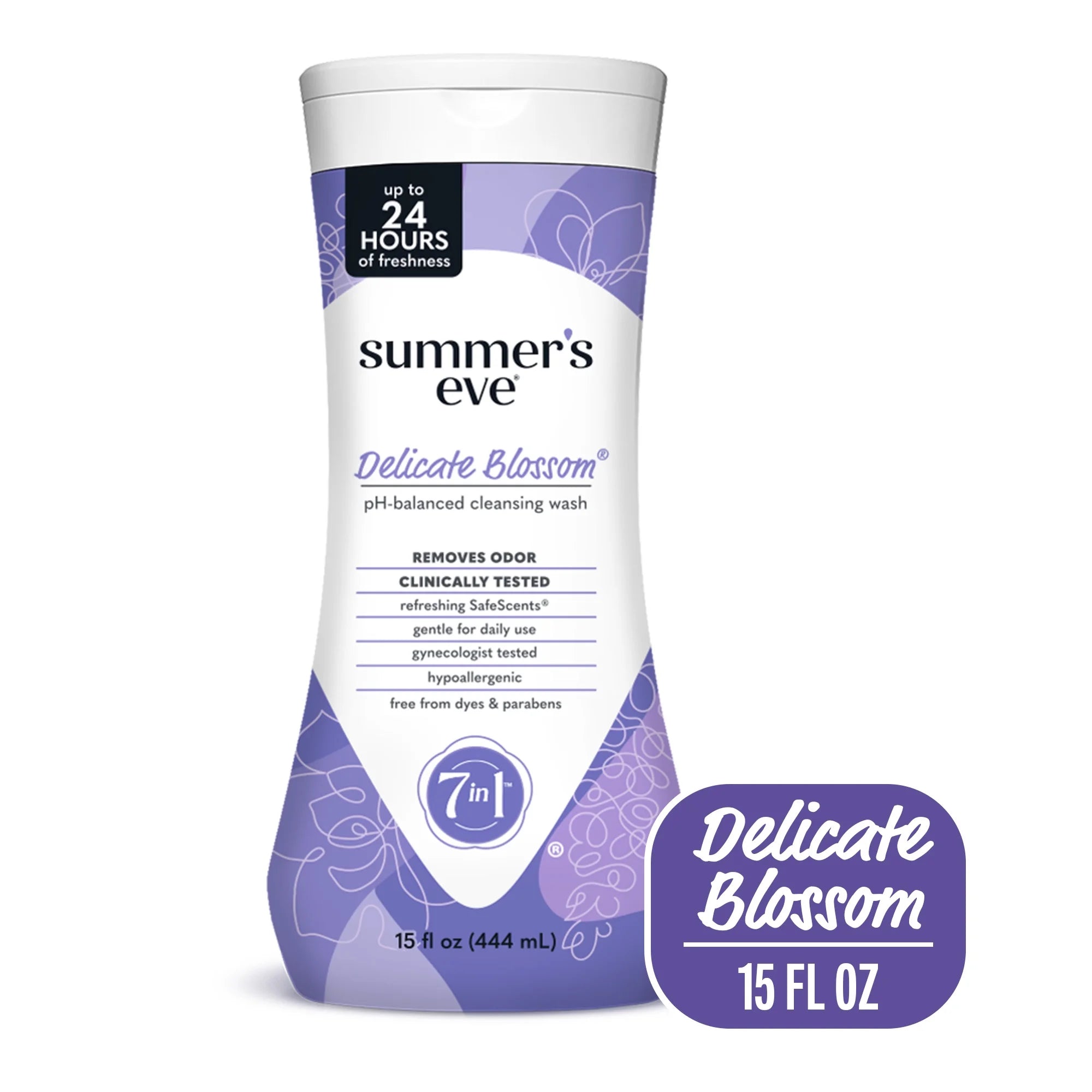 Summer’S Eve Delicate Blossom Daily Feminine Wash, 15 Oz