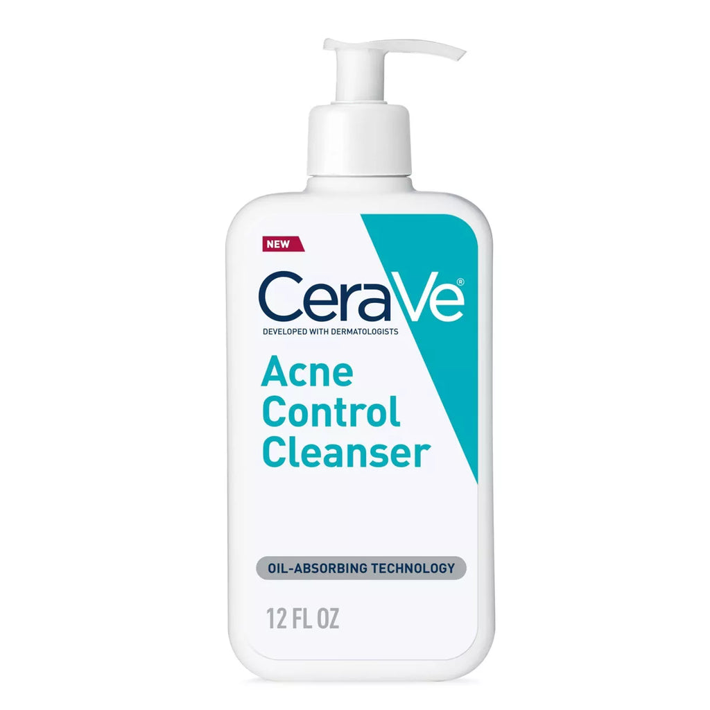 Cerave Acne Face Cleanser with 2% Salicylic Acid and Purifying Clay for Oily Skin