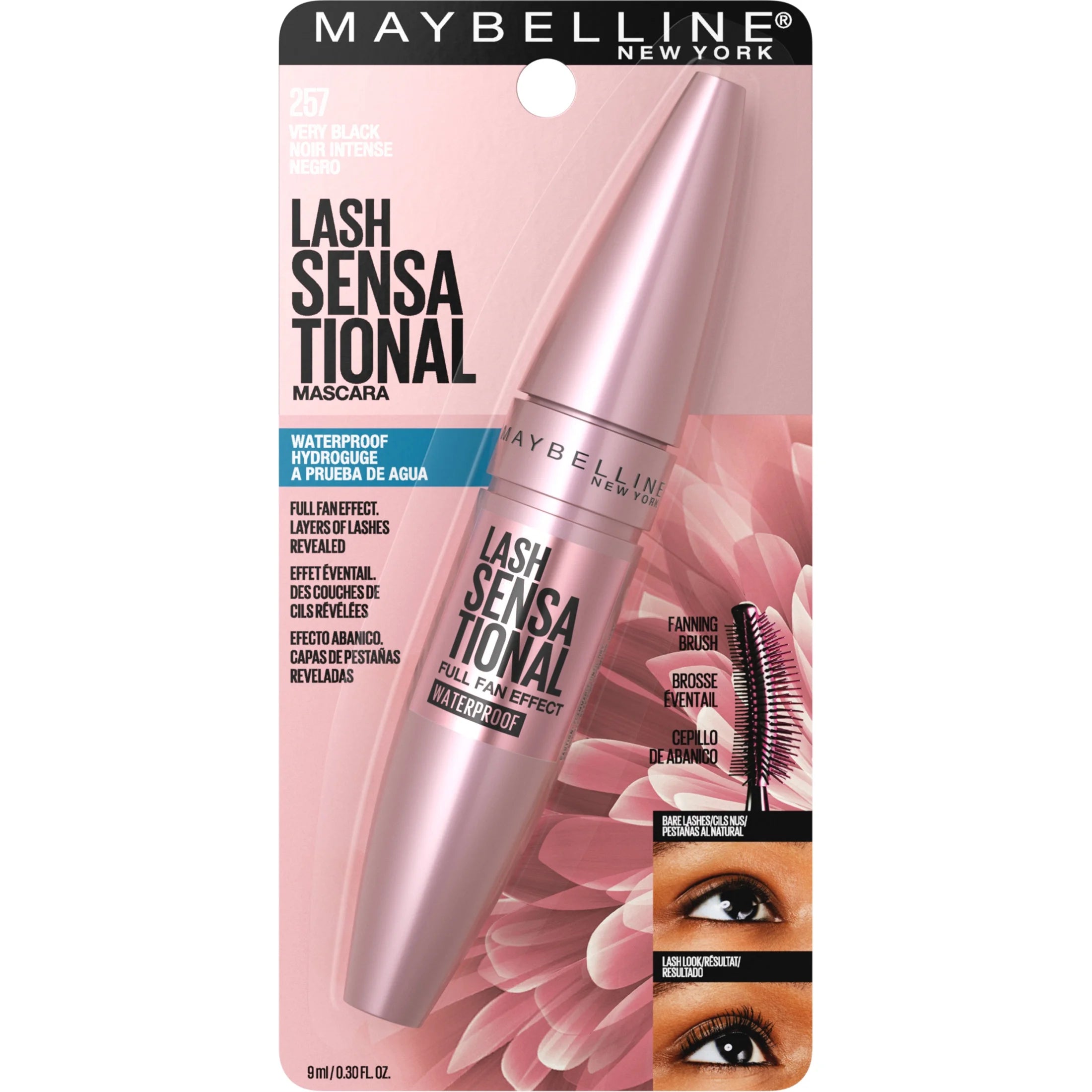 Lash Sensational Waterproof Mascara, Very Black