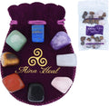 Chakra Stones Set of 8 – Crystals and Healing Stones, Tumbled Chakra Crystals & Polished Rocks for Meditation, Reiki, Chakra Balancing, Protection, and Crystal Décor