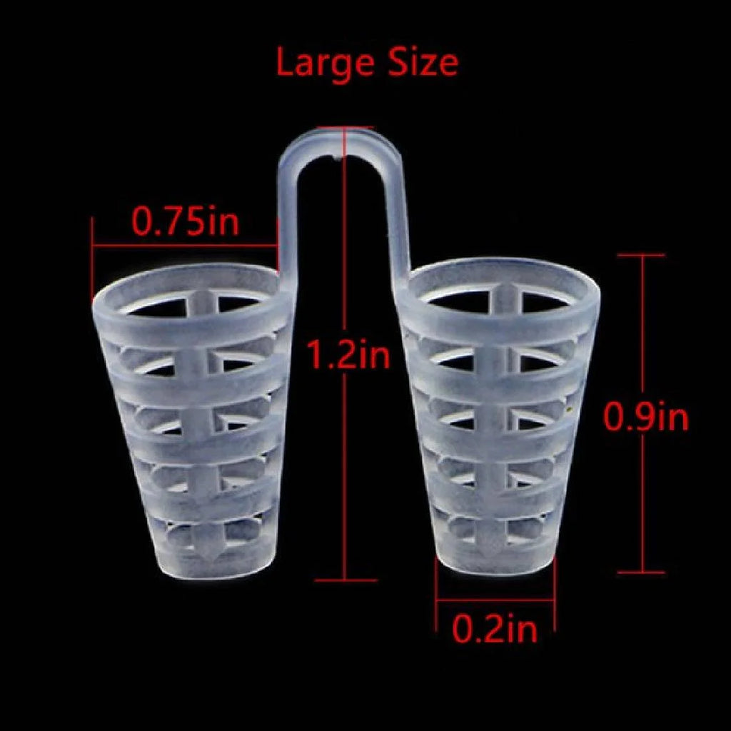 6Pcs Large anti Snoring Dilators, Snore Stopper Device Nose Vents Nasal Dilator Breathing Sleeping Relief